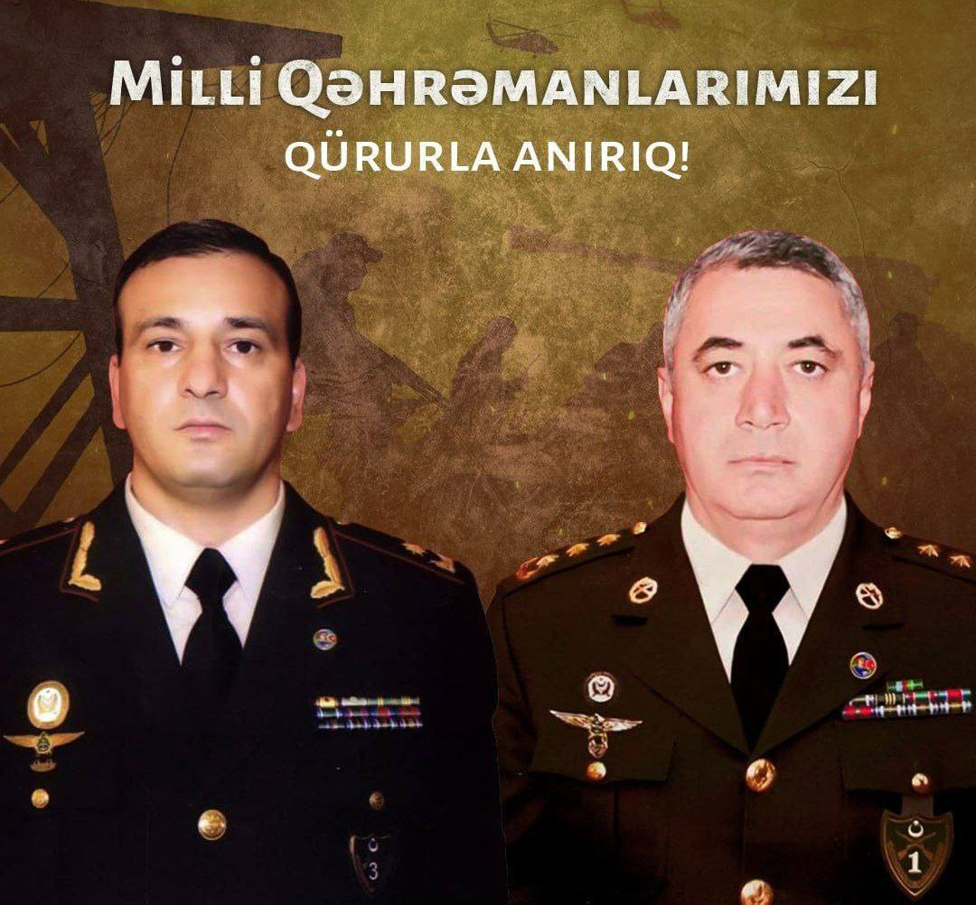 Milli Qəhrəmanlarımızın Şəhadətinin