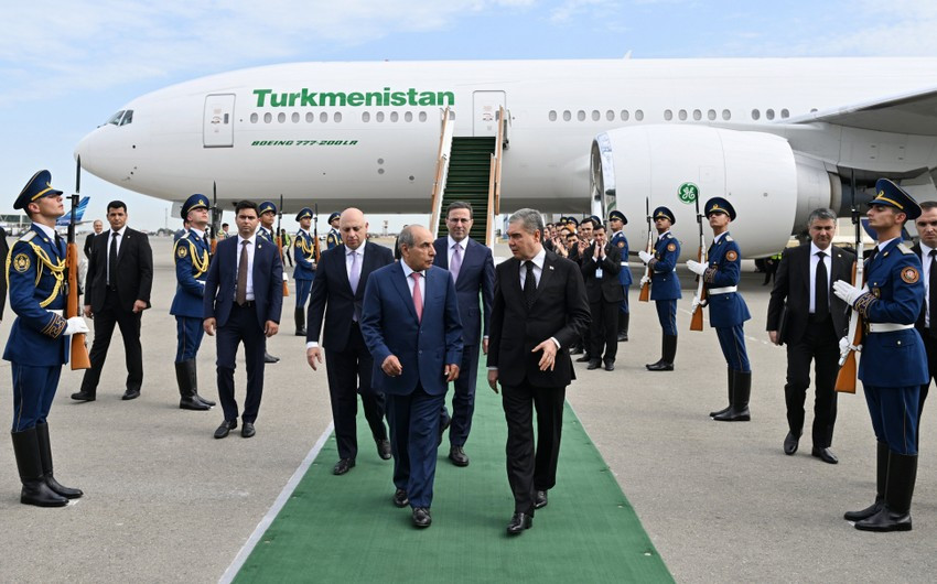 Türkmənistan Xalq Məsləhətinin sədri Azərbaycana səfərə gəlib