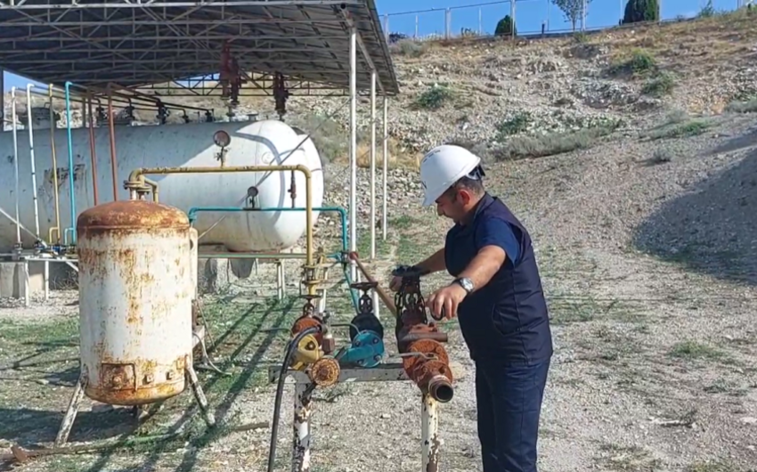 Şəmkirdə maye qazdoldurma məntəqəsinin istismarı dayandırılıb