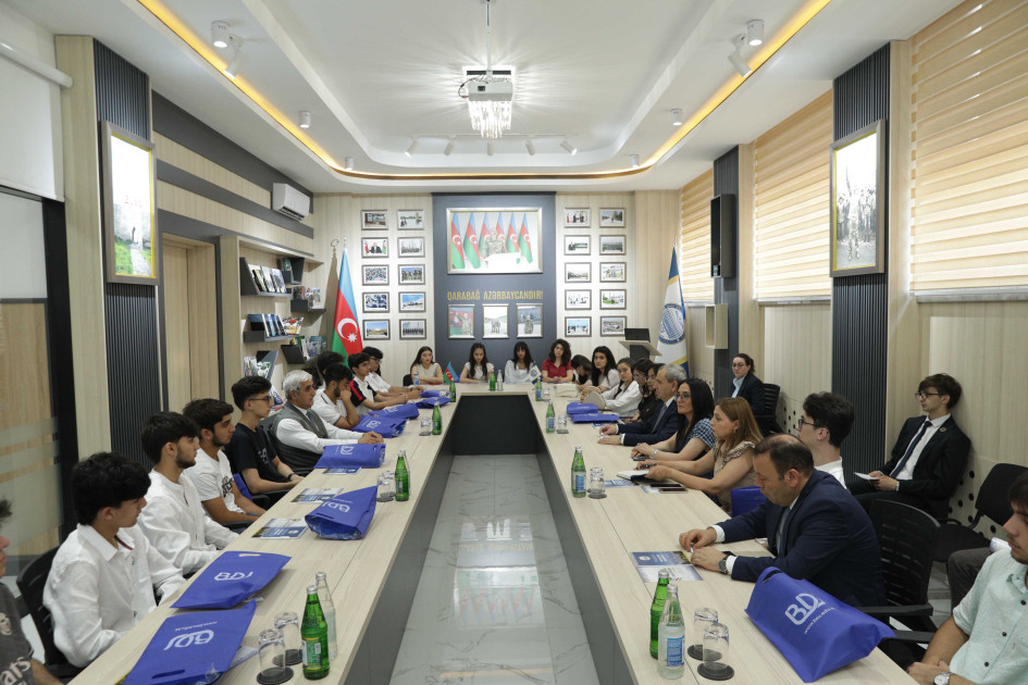 BDU-da şəhid övladları olan abituriyentlər üçün infotur keçirilib