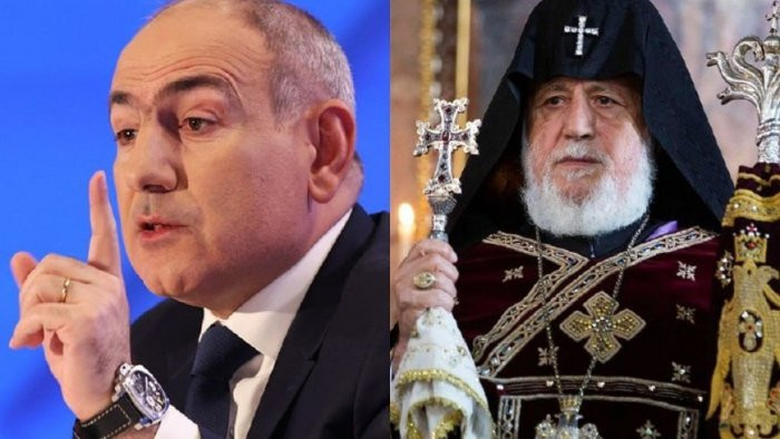 Paşinyan Katolikosun vəzifədən uzaqlaşdırılması planını açıqladı