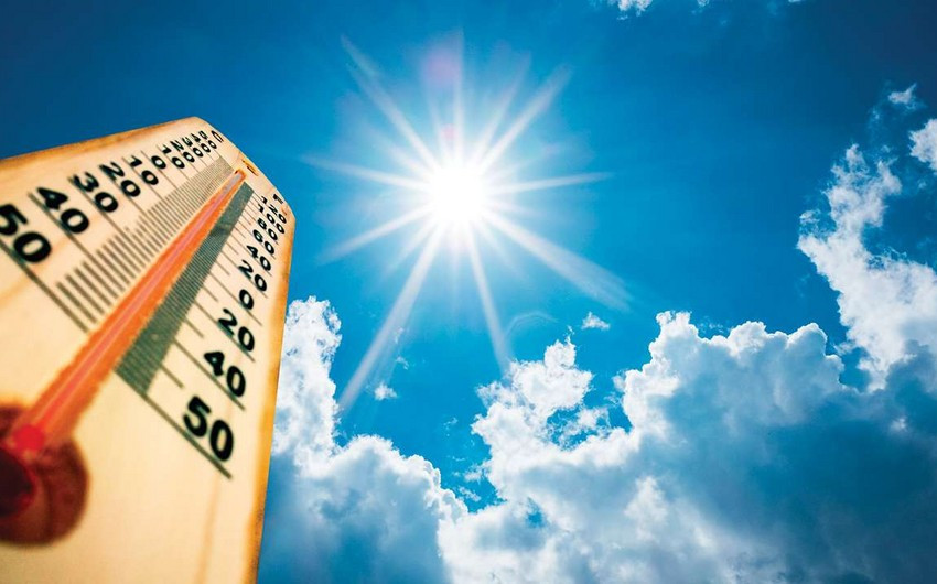 Sabah Bakıda 37, rayonlarda 40 dərəcə isti olacaq