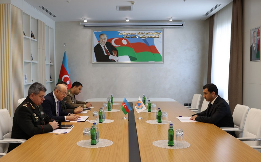 Kəmaləddin Heydərov Beynəlxalq Mülki Müdafiə Təşkilatının yeni Baş katibi ilə görüşüb