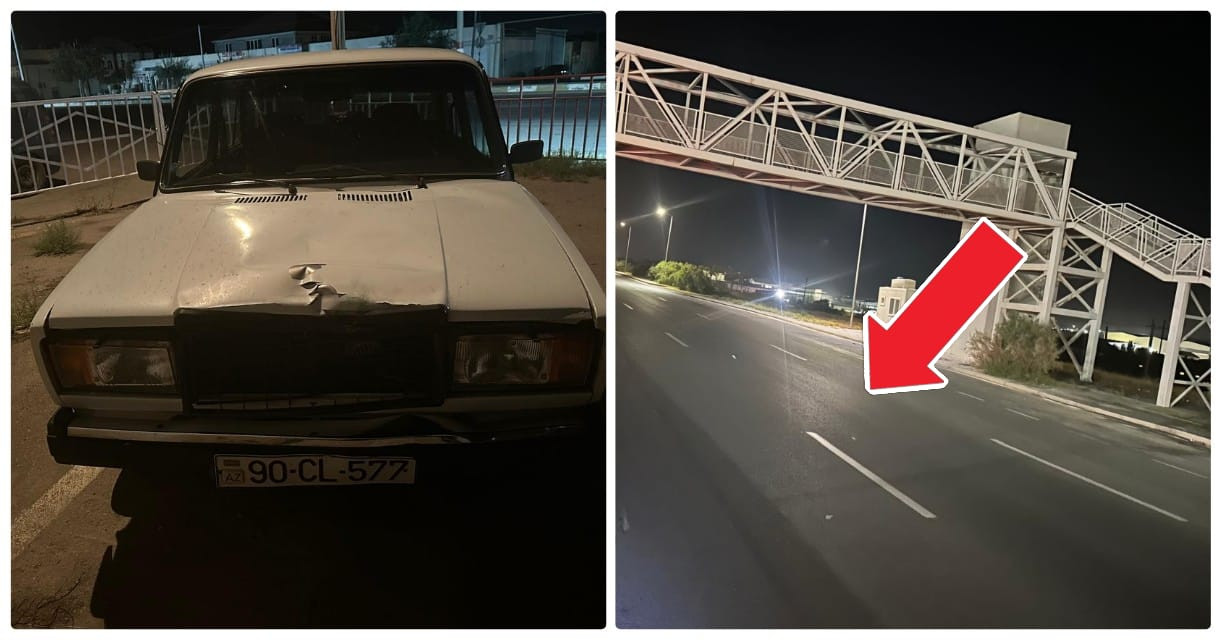 Piyada keçidinin altından yolu keçməyə cəhd edən ana və övladını maşın vurub öldürdü
