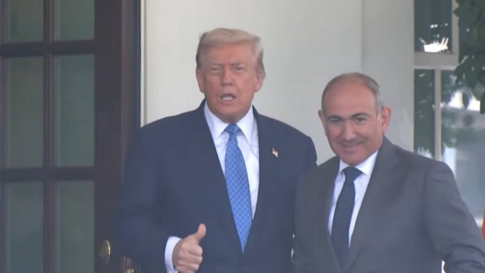 Trampla Paşinyanın görüşü 20 dəqiqə davam edib