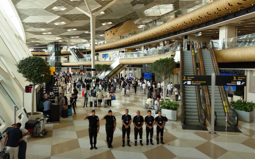 Hökumə Əliyevanın doğum günü ilə əlaqədar Bakı aeroportunda bir dəqiqəlik sükut elan olunub