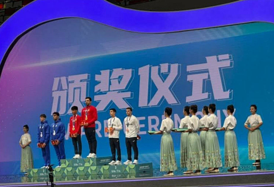 Azərbaycan gimnastı Dünya Oyunlarında gümüş medal qazanıb