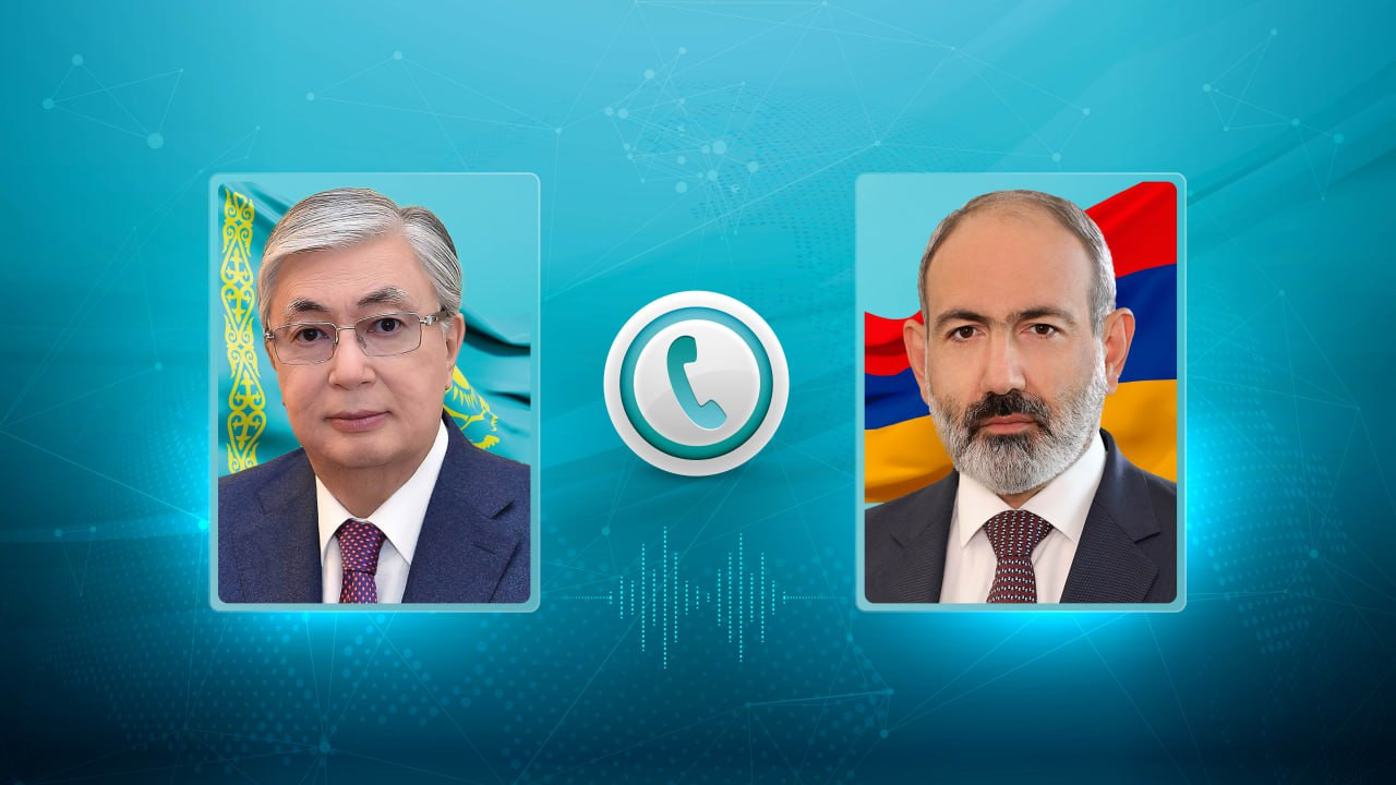 Tokayev və Paşinyan Azərbaycanla Ermənistan arasında sülh bəyannaməsini müzakirə ediblər