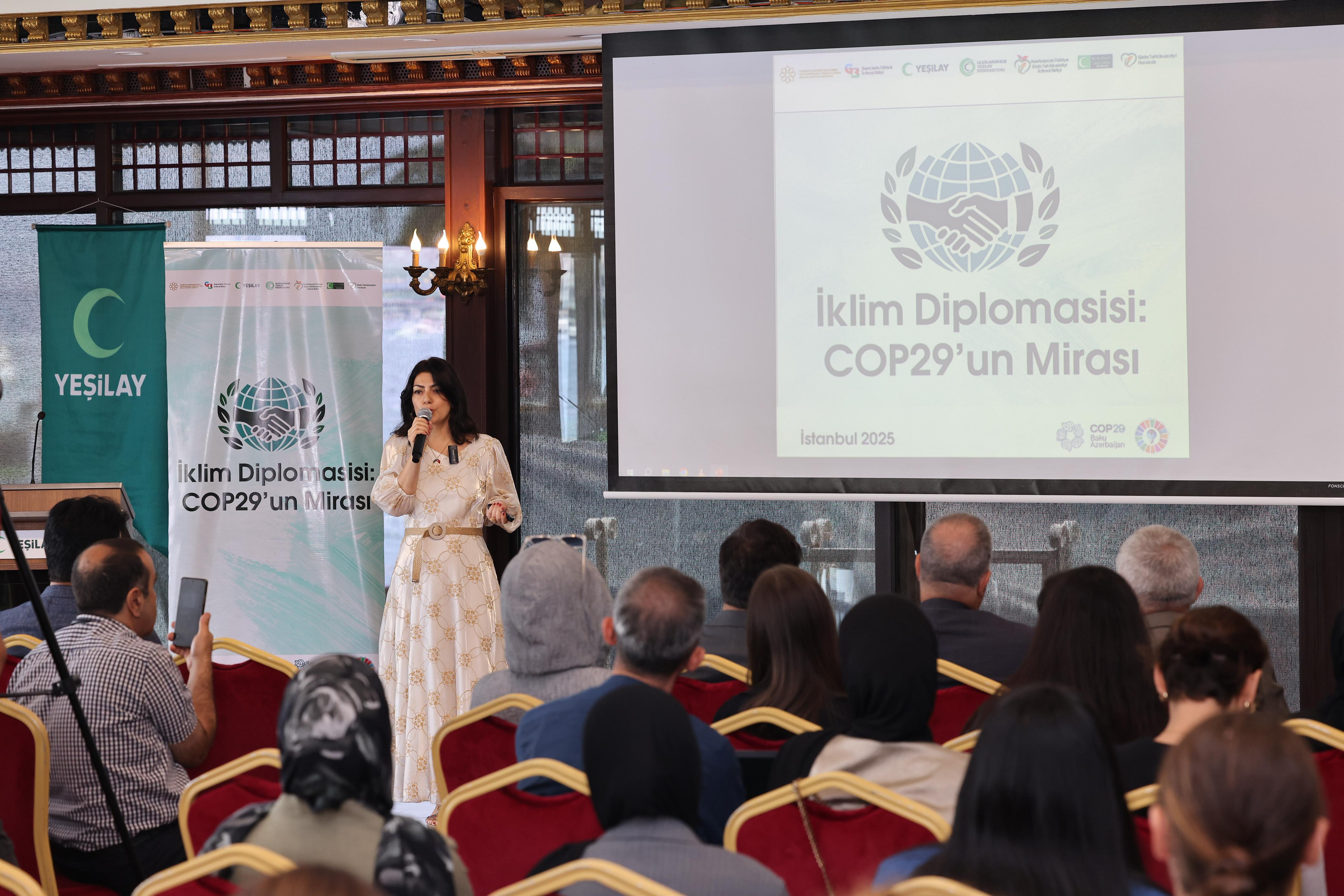 “İqlim Diplomatiyası: COP29 Mirası” adlı növbəti tədbir İstanbulda “Camlı Köşk”də baş tutdu.