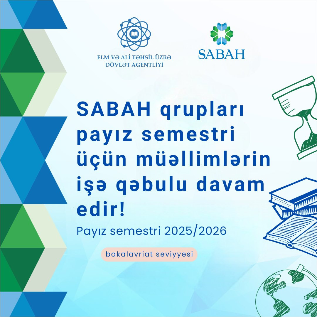 SABAH qruplarına müəllimlərin işə qəbulu üzrə müsabiqə davam edir