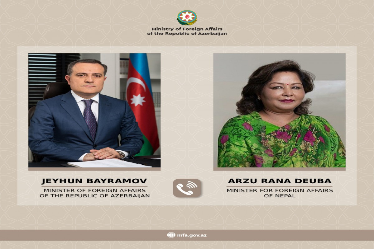 Ceyhun Bayramov Nepalın xarici işlər naziri ilə telefon danışığı aparıb