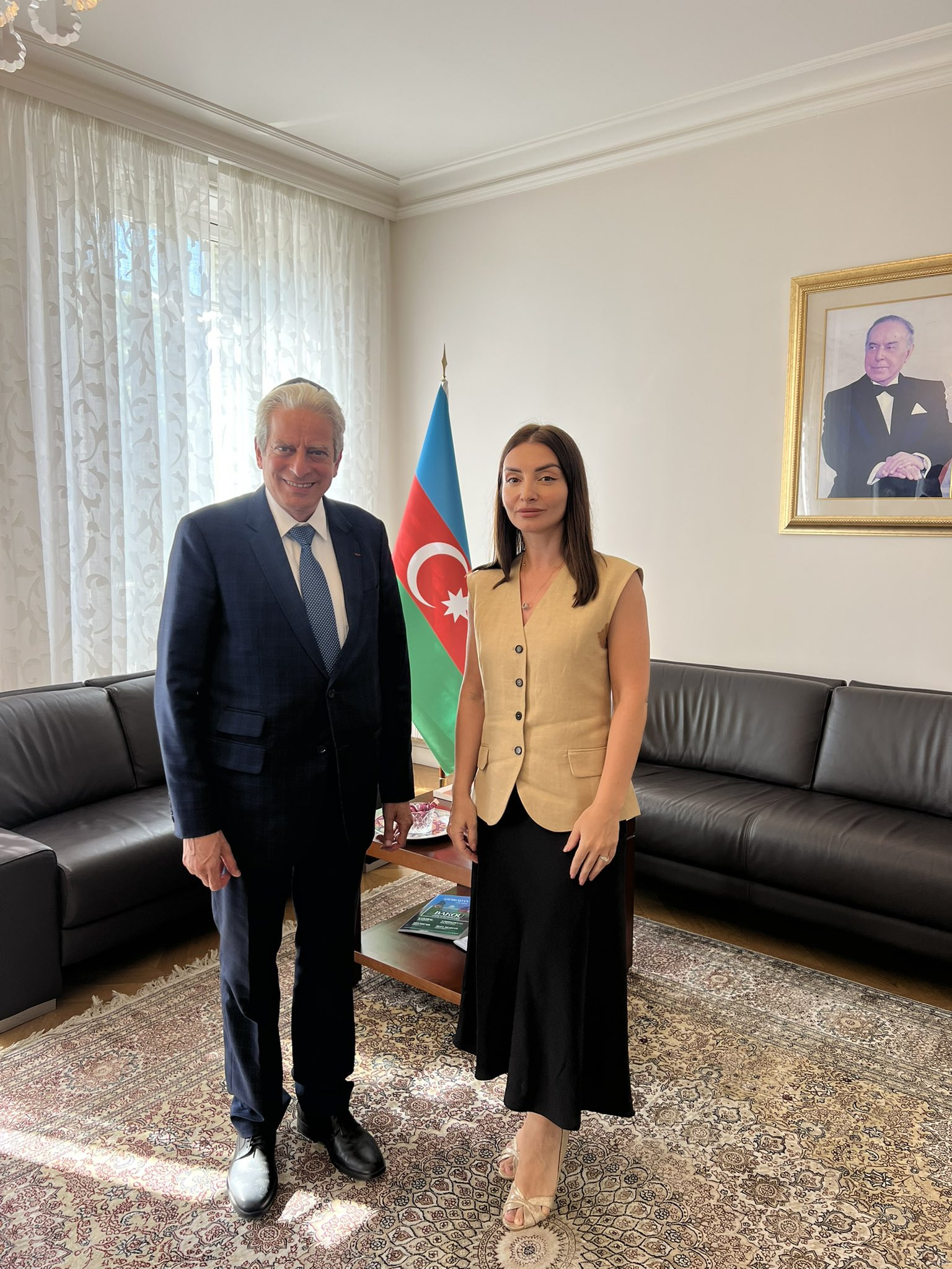 Səfir Leyla Abdullayeva Azərbaycana göstərdiyi dəstəyə görə CER-in vitse-prezidentinə təşəkkür edib