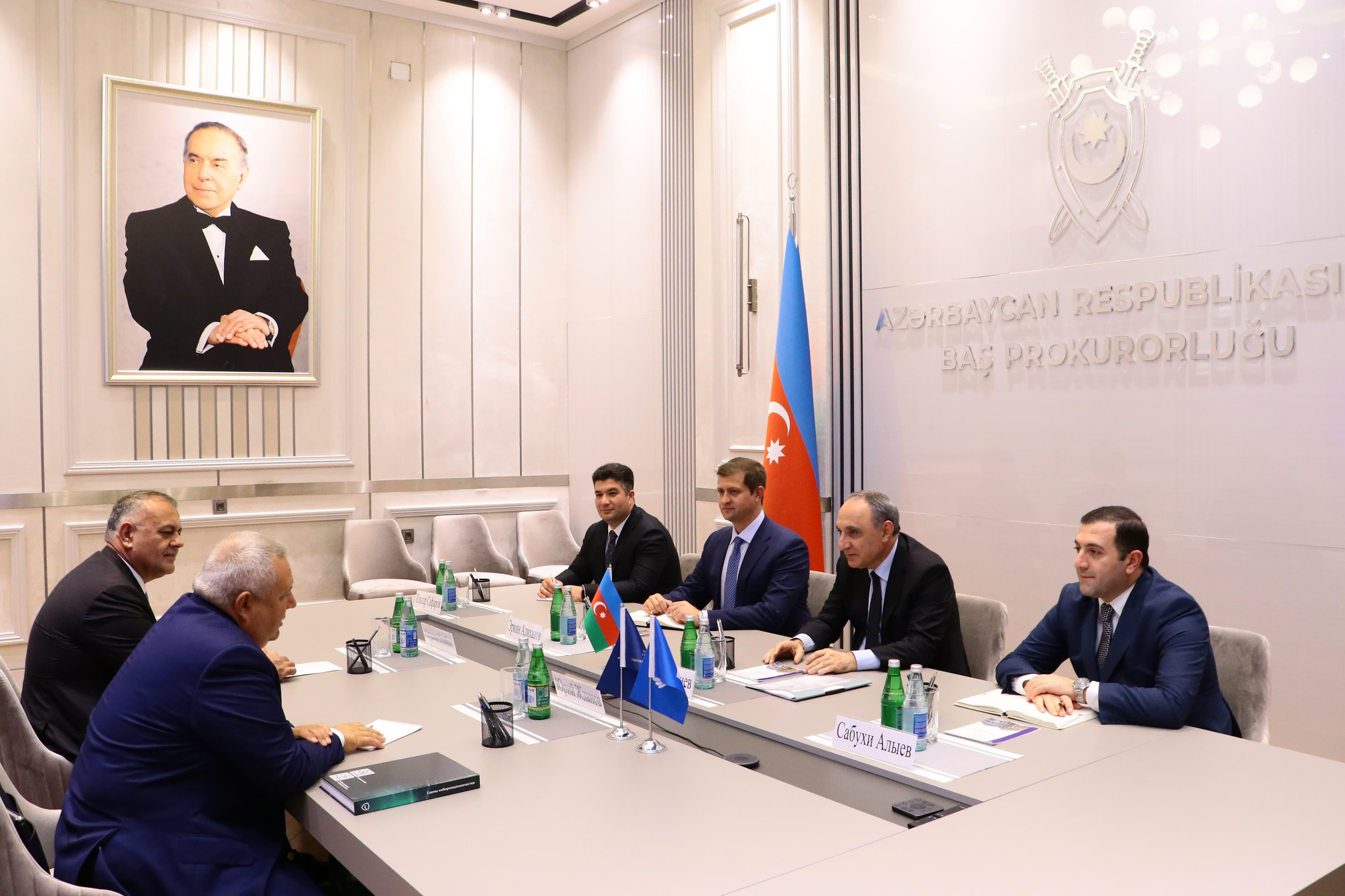 Baş prokuror MDB-yə üzv dövlətlərin Baş Prokurorlarının Əlaqələndirmə Şurasının İcraçı katibini qəbul edib