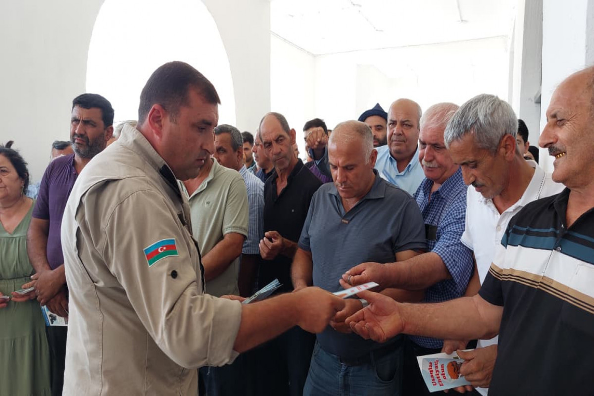 Köç karvanı Ağdamın Xıdırlı kəndinə çatıb, açarlar təqdim edilib