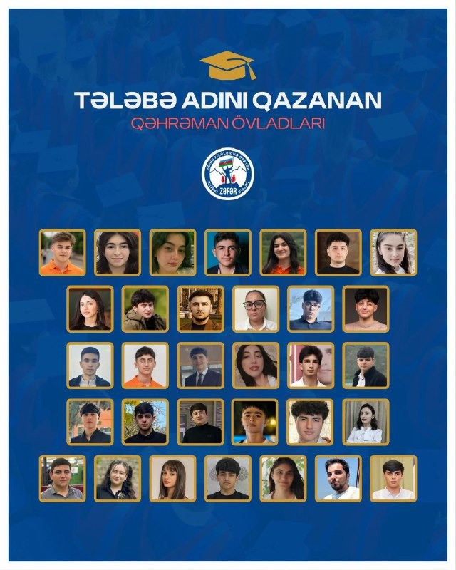 Bu il ali təhsil müəssisələrinə qəbul olaraq tələbə adını qazanan şəhid övladları!