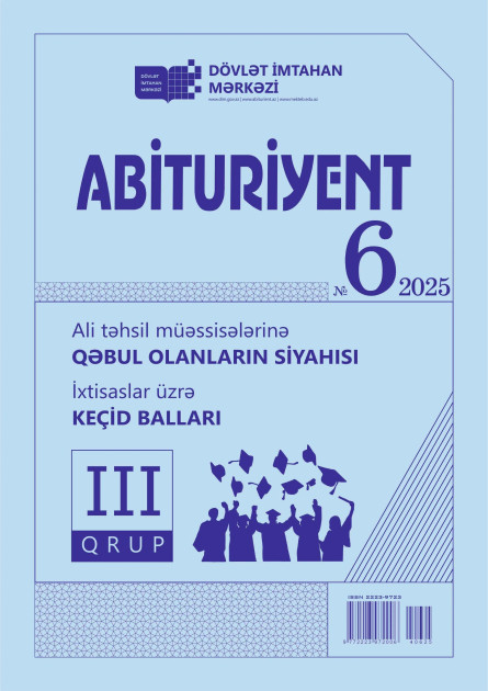 Dövlət İmtahan Mərkəzi “Abituriyent” jurnalının 6-cı nömrəsini nəşr edib