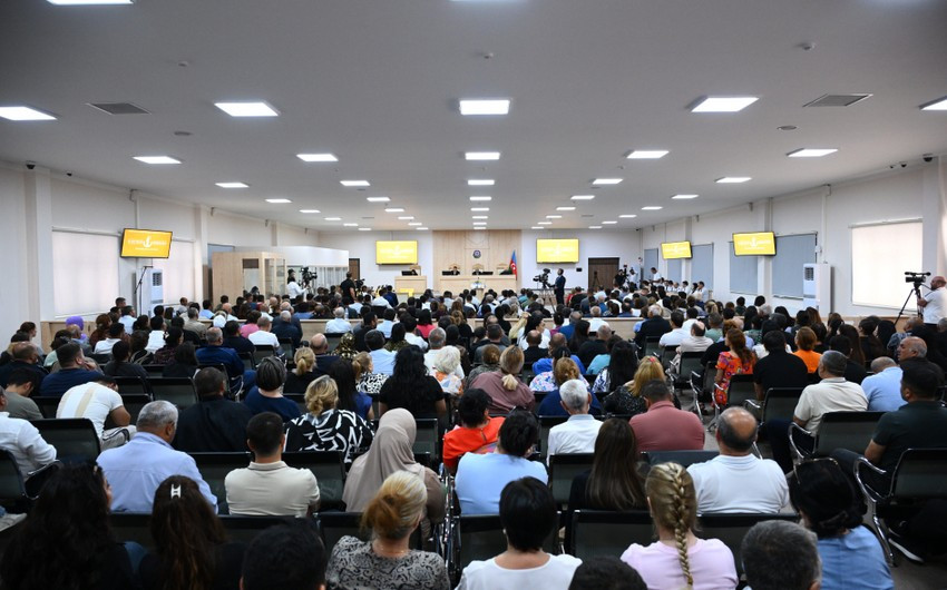 Vardanyanın məhkəməsində zərərçəkmiş şəxslərin və onların hüquqi varislərinin ifadələri dinlənilib