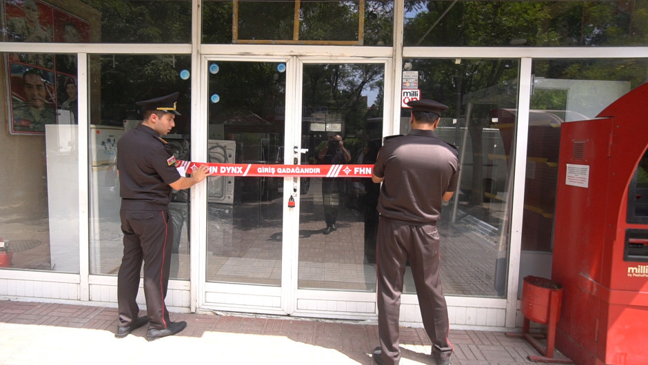 Bakıda yanğın təhlükəli mağazanın fəaliyyəti dayandırılıb
