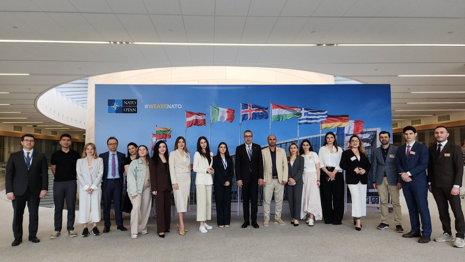 Azərbaycanın media nümayəndələri NATO-nun Baş qərargahında olublar