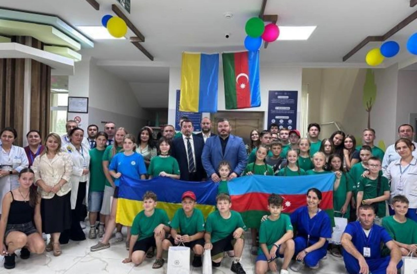 Səfir və ukraynalı deputatlar Qəbələ Uşaq Reabilitasiya Mərkəzində olublar