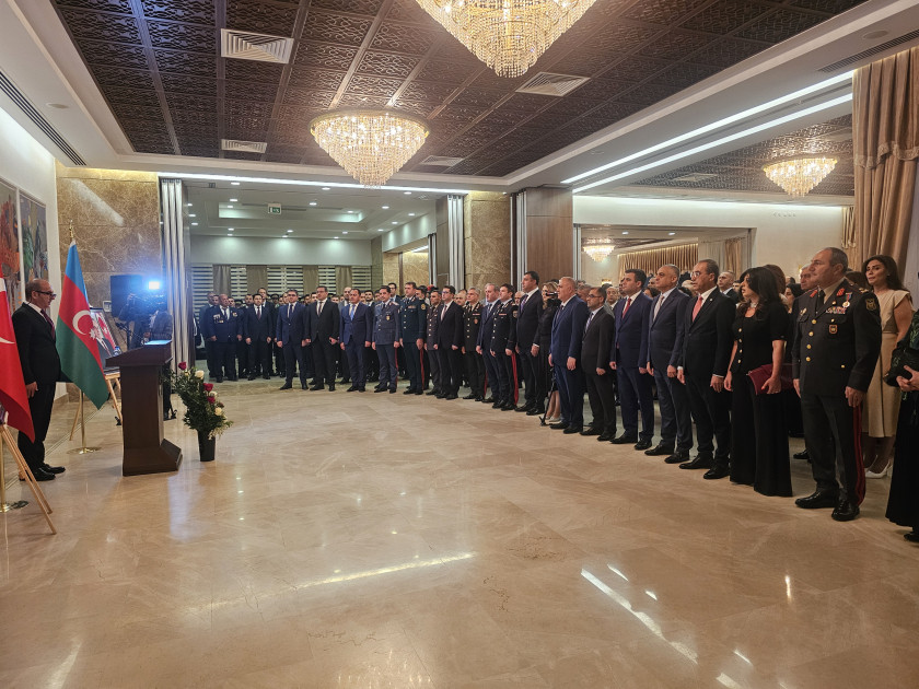 Türkiyənin Naxçıvandakı Baş konsulluğunda Zəfər bayramı qeyd edilib