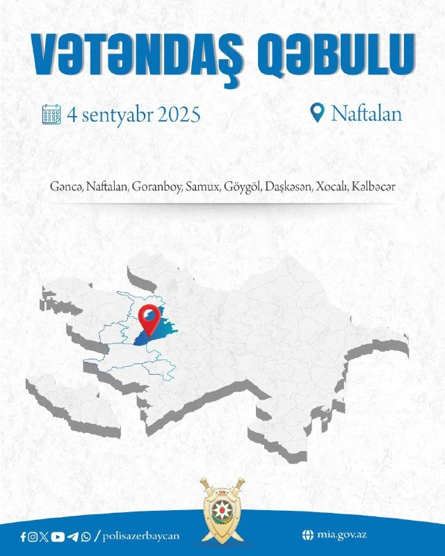 Nazir Vilayət Eyvazov vətəndaş qəbulu keçirəcək