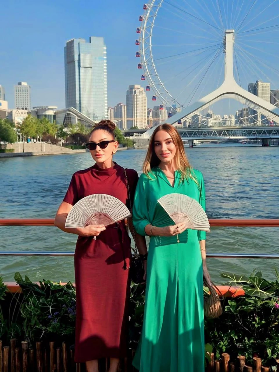 Arzu Əliyeva Çinin Tiencin şəhərindən paylaşım edib