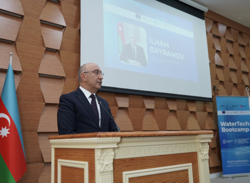 Azərbaycan Dövlət Su Ehtiyatları Agentliyinin Təlim və İnnovasiyalar Mərkəzində “WaterTech Bootcamp”ın açılış mərasimi keçirilib