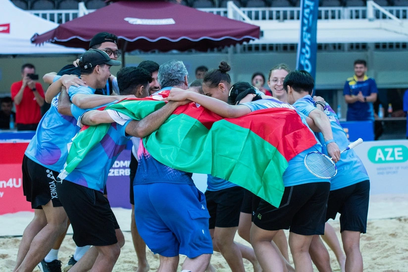 Azərbaycan airbadminton millisi Avropa çempionatında ikinci olub –
