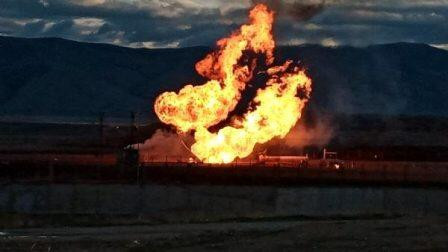 Rusiya ordusunu neft məhsulları ilə təmin edən magistral kəmər partladılıb