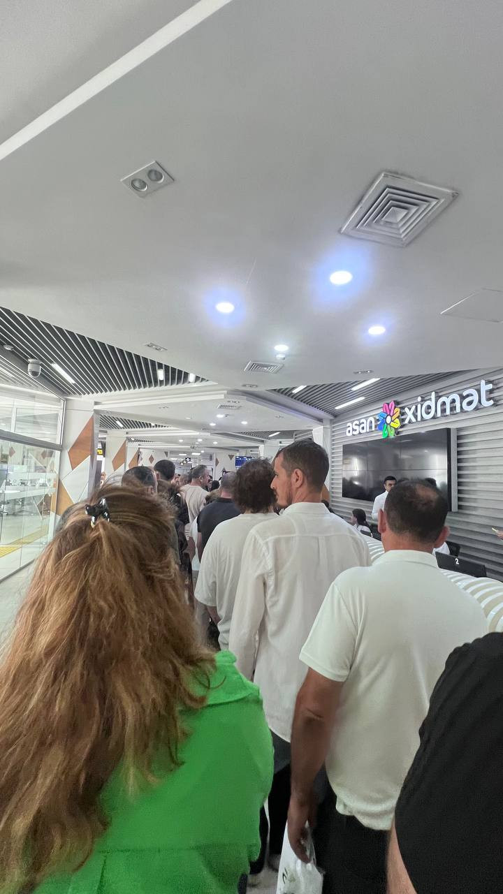 "ASAN" xidmətdə nasazlıq böyük növbəyə səbəb oldu