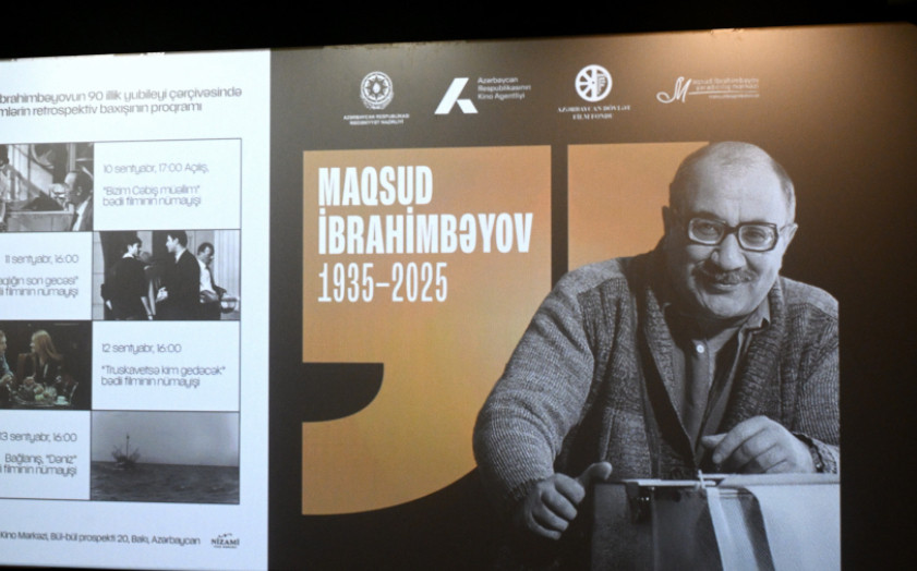 Nizami Kino Mərkəzində Maqsud İbrahimbəyovun 90 illiyi münasibətilə retrospektiv film baxışı keçirilib