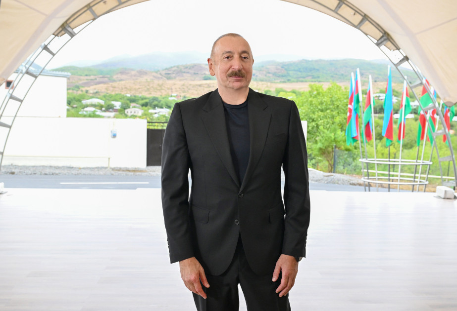 Prezident İlham Əliyev: Qarabağda və Zəngəzurda gedən quruculuq dünyanın heç bir yerində yoxdur