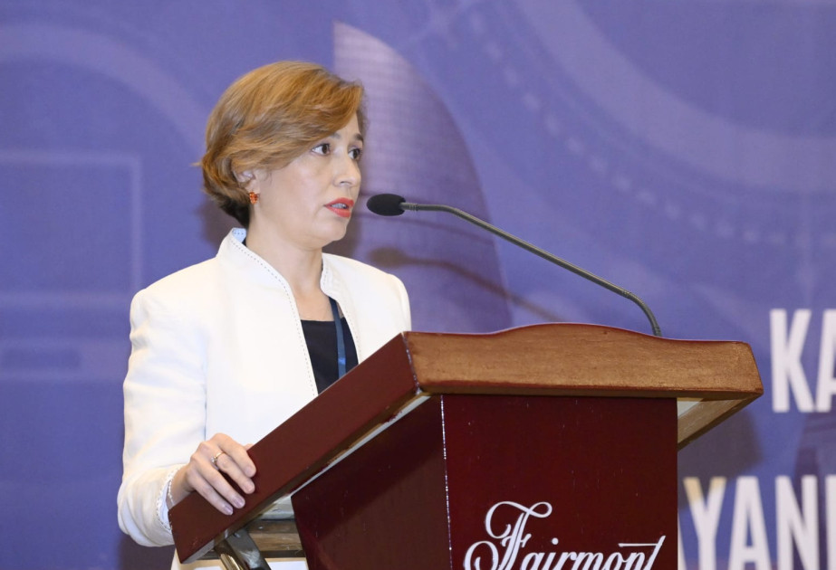 Şuşada Türk Dünyası Sığorta Birliyinin loqo və bayrağı təqdim olunub