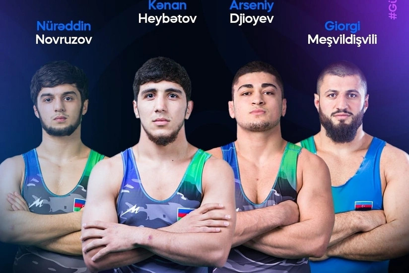 Azərbaycanın sərbəst güləşçiləri dünya çempionatına üç medalla başlayıb