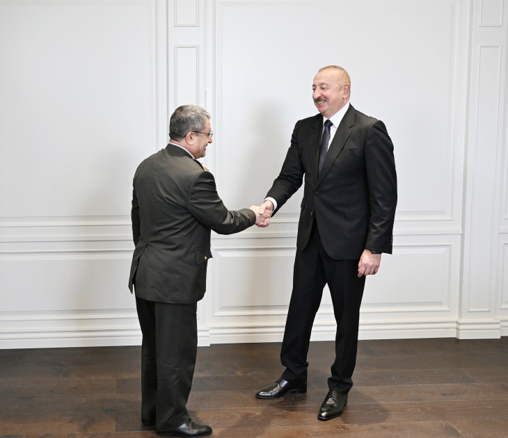 Prezident İlham Əliyev Türkiyə Silahlı Qüvvələrinin Baş Qərargah rəisini qəbul edib