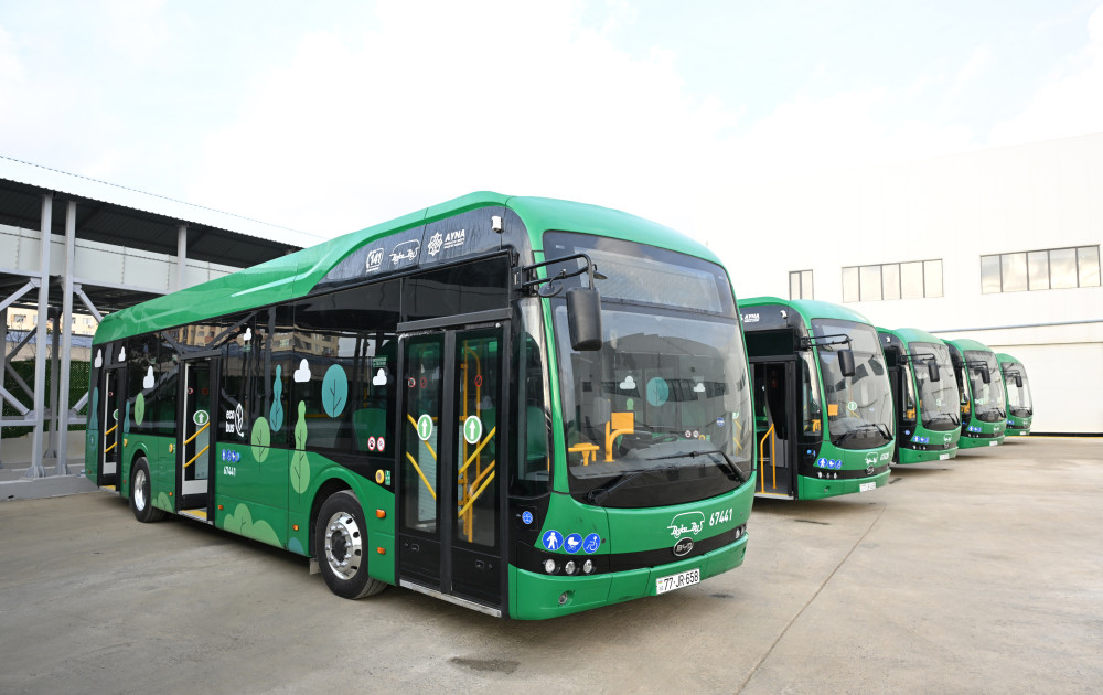 Bakıda 160 ədəd elektrik avtobusu xəttə buraxılacaq