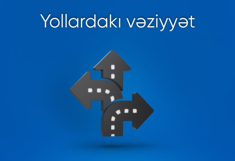 Bakının bir sıra yollarında nəqliyyatın sıxlığı yaranıb
