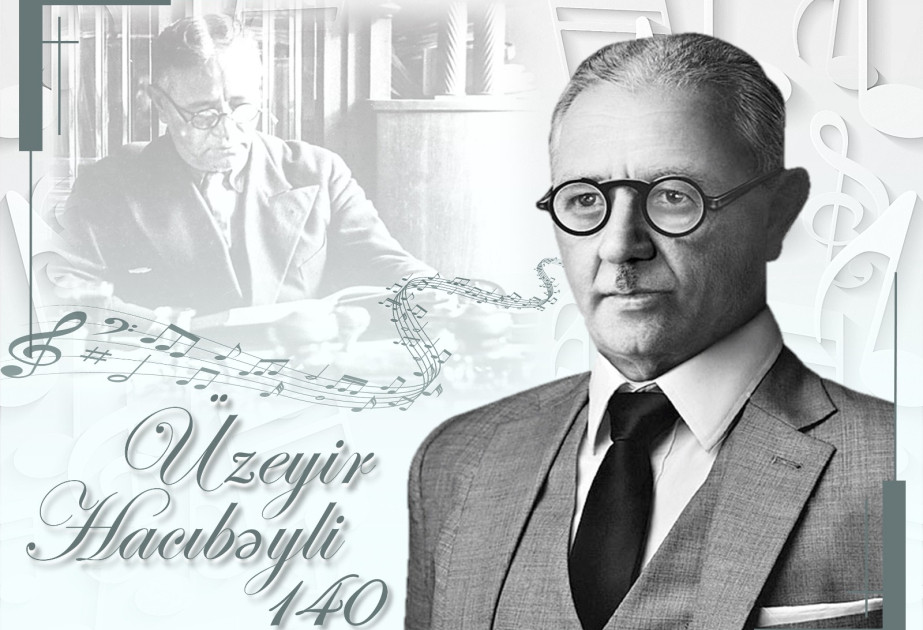 Şamaxıda Üzeyir Hacıbəylinin anadan olmasının 140-cı ildönümü qeyd edilib