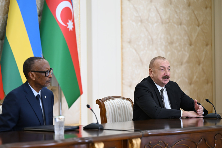 Prezident İlham Əliyev: Azərbaycan ilə Ruanda yaxşı tərəfdaş və dostlardır