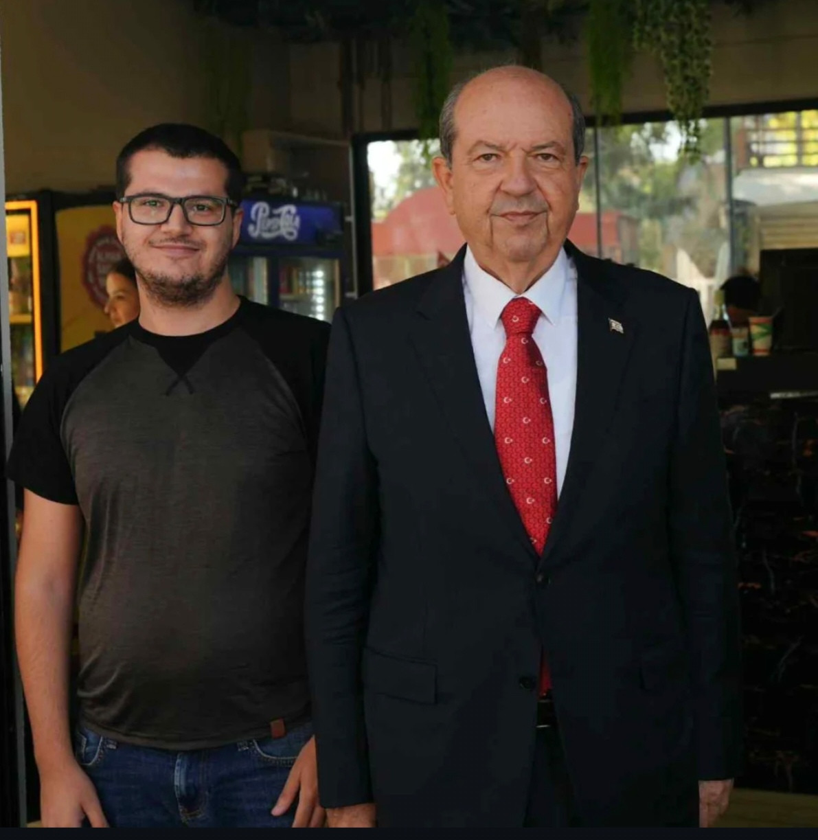 Crossmedia.az analitik- informasiya portalının redaktoru Şimali Kiprin prezidenti ilə görüşüb