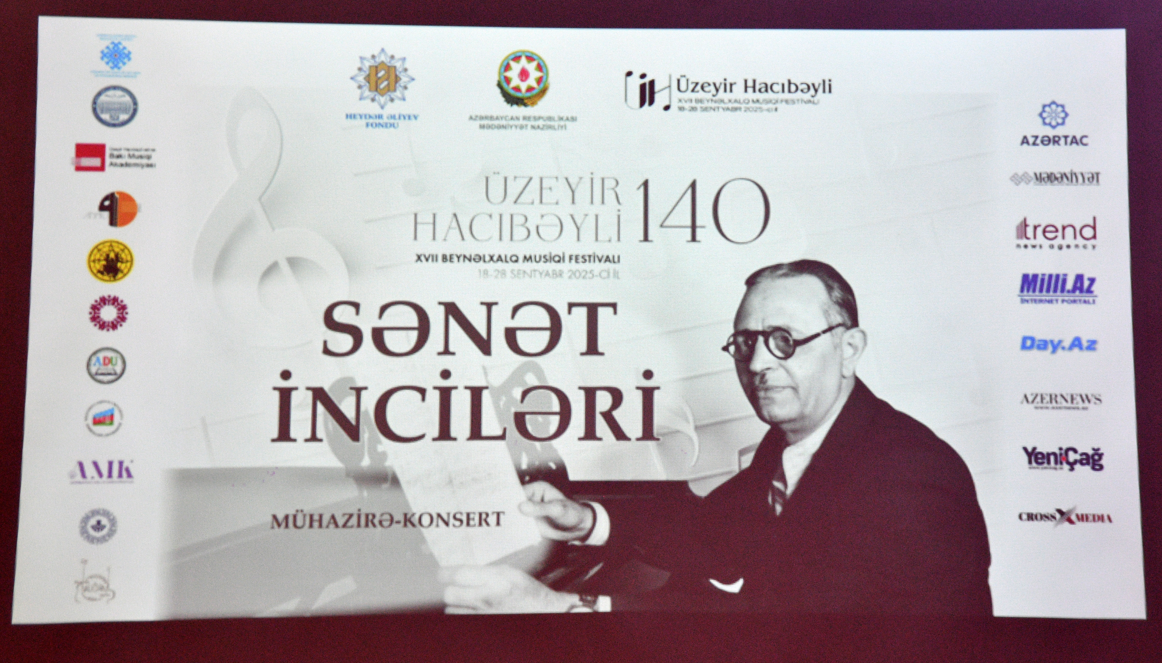 Üzeyir Hacıbəyli festivalı çərçivəsində “Sənət inciləri” adlı mühazirə-konsertlər keçirilir