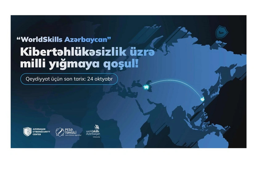 "WorldSkills Şanxay 2026" kibertəhlükəsizlik yarışının milli komanda seçimləri başladı – Azərbaycanı təmsil et!