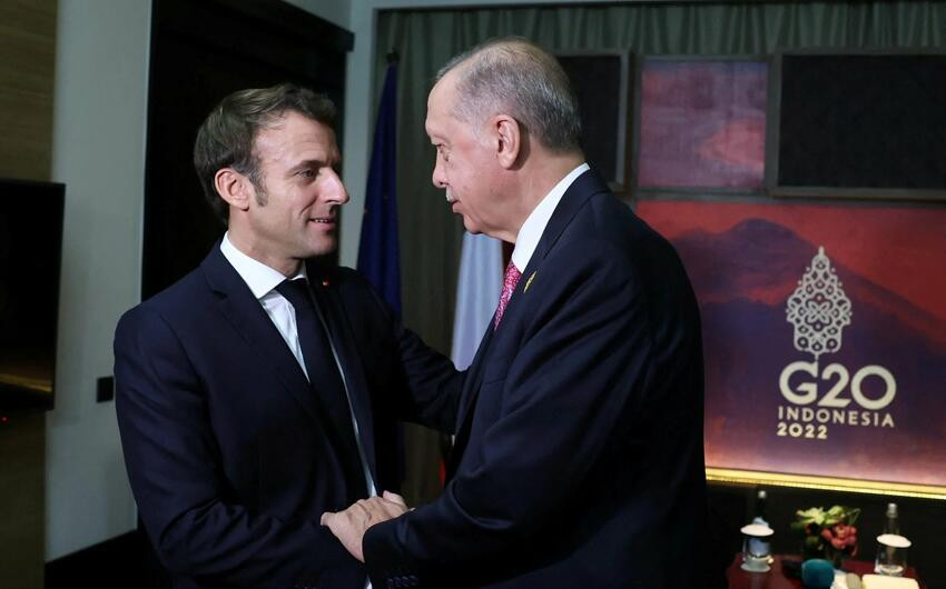 Ərdoğan Makronu məsxərəyə tutdu