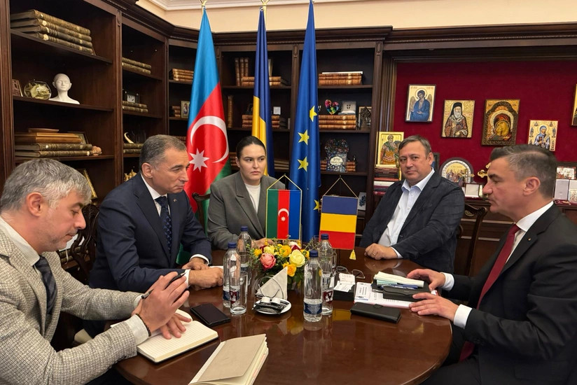 Qüdsi Osmanov Rumıniyanın Yassı şəhərinin meri ilə görüşüb