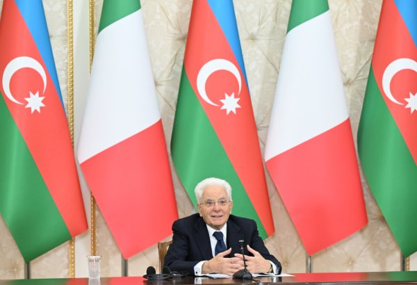 İtaliya Azərbaycanla dostluqdan çox fərəhlənir və bunu ən yüksək səviyyəyə qaldırmaq fikrindədir - Prezident Mattarella