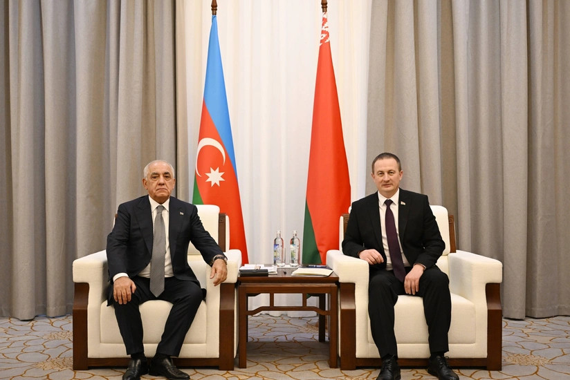 Minskdə Azərbaycan və Belarus baş nazirləri arasında danışıqlar aparılıb