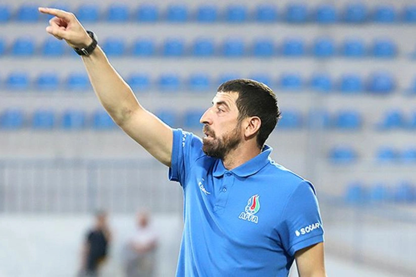 Azərbaycan millisinin baş məşqçisi: "Fürsətdən istifadə etsəydik hesab daha böyük olardı"