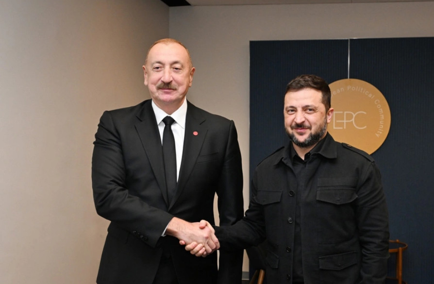 Volodimir Zelenski İlham Əliyevə Azərbaycanın humanitar yardımına görə təşəkkür edib