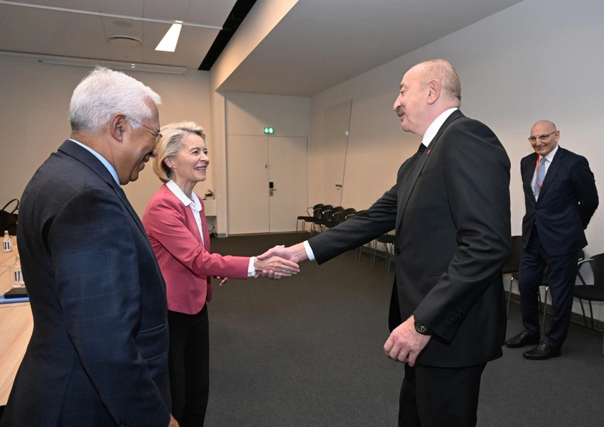Azərbaycan Prezidenti Antonio Koşta və Ursula Fon der Lyayen ilə görüşüb